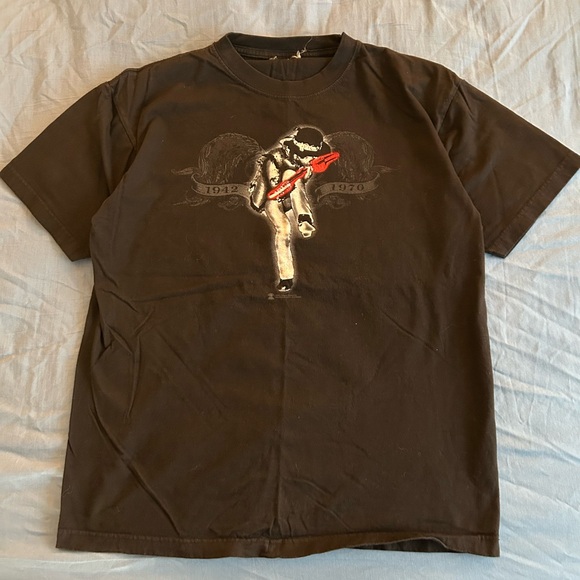 Vintage Other - Vintage 2006 Jimi Hendrix Double Sided T Shirt Size Large Y2K Band Rock Pop
